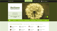 Desktop Screenshot of mackinnonfamilyfuneralhome.com